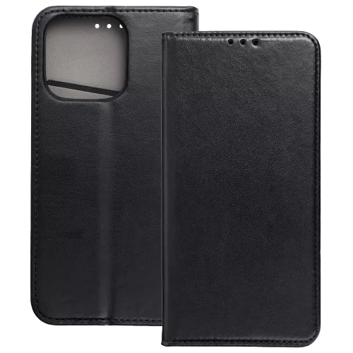 Oppo Reno14 5G / Reno14 FS 5G könyvtok, fliptok, telefon tok, mágneszáras, bankkártyatartós, fekete, Smart Magnetic