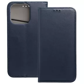   Oppo Reno14 5G / Reno14 FS 5G könyvtok, fliptok, telefon tok, mágneszáras, bankkártyatartós, sötétkék, Smart Magnetic