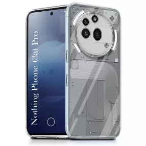   Nothing Phone (3a) Pro szilikon tok, hátlaptok, telefon tok, vastag, átlátszó, 2mm