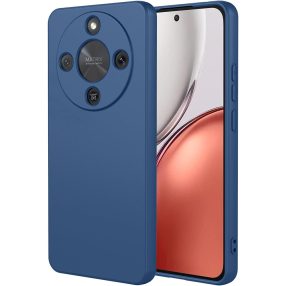   Honor Magic8 Lite 5G szilikon tok, hátlaptok, telefon tok, matt, sötétkék