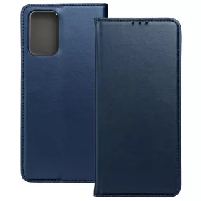   Motorola Moto G06 könyvtok, fliptok, telefon tok, mágneszáras, bankkártyatartós, sötétkék, Smart Magnetic