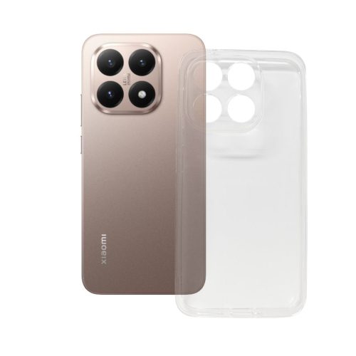 Xiaomi 15T 5G szilikon tok, hátlaptok, telefon tok, vastag, átlátszó, kamera védelemmel, 2mm, BOX