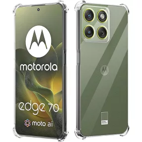   Motorola Edge 70 5G szilikon tok, hátlaptok, telefon tok, erősített sarkokkal, átlátszó, Anti Shock, 1.5mm