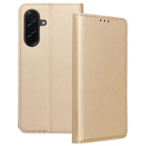   Samsung Galaxy A37 5G könyvtok, fliptok, telefon tok, mágneszáras, bankkártyatartós, arany