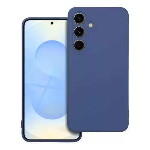 Samsung Galaxy S26 Plus 5G (S26+ 5G) szilikon tok, hátlaptok, telefon tok, matt, sötétkék