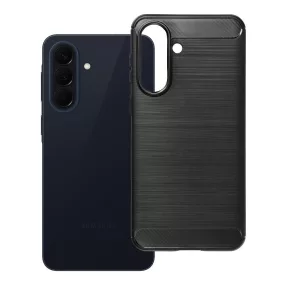   Samsung Galaxy A57 5G szilikon tok, hátlaptok, telefon tok, karbon mintás, fekete, Simple Carbon