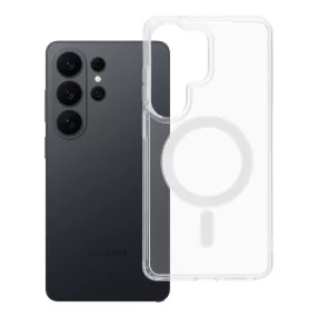   Samsung Galaxy S26 Ultra 5G MagSafe tok – 1,5 mm vastag, átlátszó hibrid hátlaptok megerősített sarkokkal, Anti Shock Mag Case