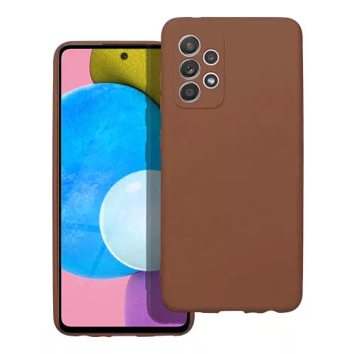 Samsung Galaxy A52 4G/5G / A52s szilikon tok, hátlaptok, telefon tok, velúr belsővel, matt, sötétkék, Silicon