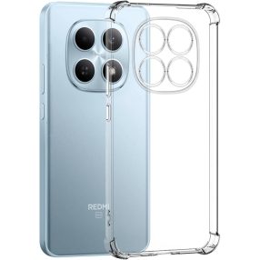   Xiaomi Redmi Note 15 4G / 5G szilikon tok, hátlaptok, telefon tok, erősített sarkokkal, átlátszó, Anti Shock, 1.5mm