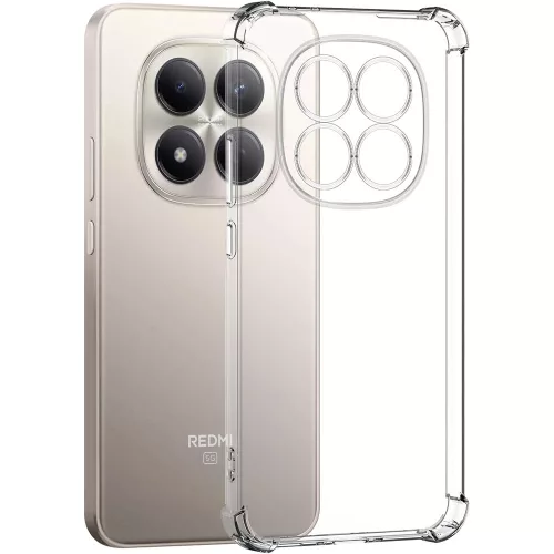 Xiaomi Redmi Note 15 Pro 5G szilikon tok, hátlaptok, telefon tok, erősített sarkokkal, átlátszó, Anti Shock, 1.5mm