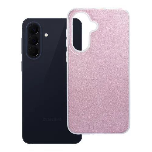 Samsung Galaxy A57 5G szilikon tok, hátlaptok, telefon tok, csillámos, rózaszín, Glitter