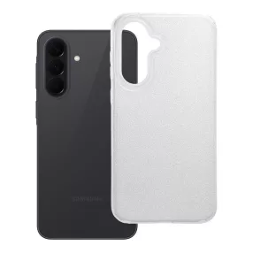   Samsung Galaxy A37 5G szilikon tok, hátlaptok, telefon tok, csillámos, ezüst, Glitter