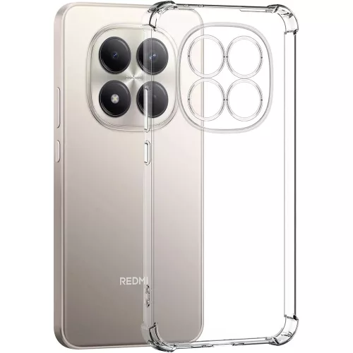 Xiaomi Redmi Note 15 Pro 4G szilikon tok, hátlaptok, telefon tok, erősített sarkokkal, átlátszó, Anti Shock, 1.5mm
