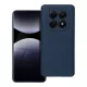 Xiaomi Redmi Note 15 4G / 5G szilikon tok, hátlaptok, telefon tok, velúr belsővel, matt, sötétkék, Silicon