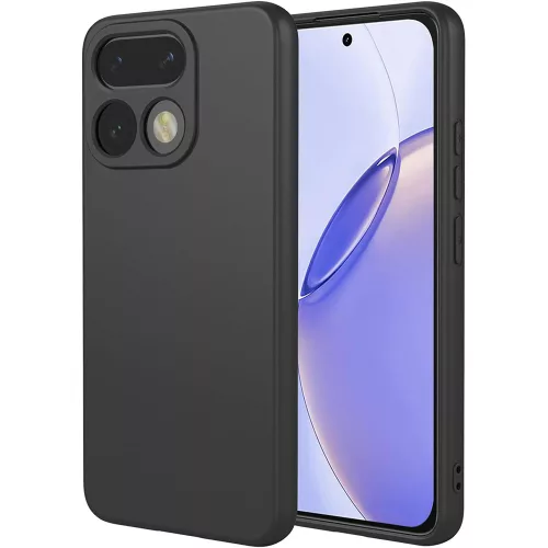 Realme 16 Pro Plus 5G szilikon tok, hátlaptok, telefon tok, matt, fekete
