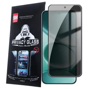   Xiaomi Redmi Note 15 Pro 5G Privacy üvegfólia – 9H edzett, teljes képernyős, fekete keretes