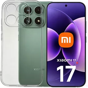   Xiaomi 17 5G szilikon tok, hátlaptok, telefon tok, kamera védelemmel, átlátszó, 2mm