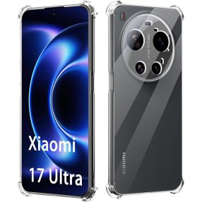   Xiaomi 17 Ultra 5G szilikon tok, hátlaptok, telefon tok, erősített sarkokkal, átlátszó, Anti Shock, 1.5mm