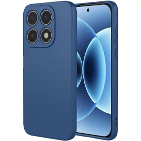   Xiaomi 17 5G szilikon tok, hátlaptok, telefon tok, matt, sötétkék