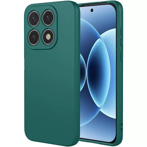 Xiaomi 17 5G szilikon tok, hátlaptok, telefon tok, matt, zöld