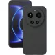 Xiaomi 17 Ultra 5G szilikon tok, hátlaptok, telefon tok, velúr belsővel, matt, fekete, Silicon