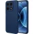 Xiaomi 17 5G szilikon tok, hátlaptok, telefon tok, velúr belsővel, matt, sötétkék, Silicon