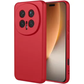   Honor Magic8 Pro 5G szilikon tok, hátlaptok, telefon tok, velúr belsővel, matt, piros, Silicon