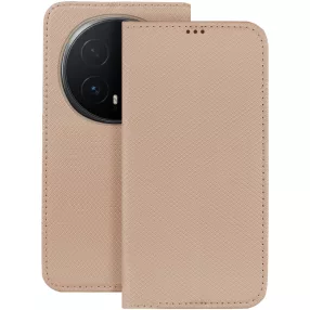   Honor Magic8 Pro 5G könyvtok, fliptok, telefon tok, mágneszáras, bankkártyatartós, arany