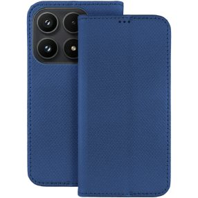   Xiaomi 17 5G könyvtok, fliptok, telefon tok, mágneszáras, bankkártyatartós, sötétkék