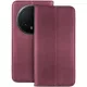 Honor Magic8 Pro 5G könyvtok, fliptok, telefon tok, mágneszáras, bankkártyatartós, bordó, Smart Magnetic