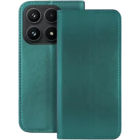   Xiaomi 17 5G könyvtok, fliptok, telefon tok, mágneszáras, bankkártyatartós, zöld, Smart Magnetic