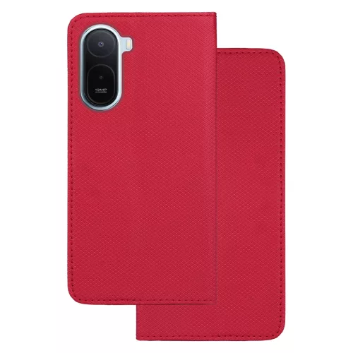 Xiaomi Redmi A7 Pro könyvtok, fliptok, telefon tok, mágneszáras, bankkártyatartós, piros