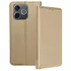 Honor 600 Lite 5G könyvtok, fliptok, telefon tok, mágneszáras, bankkártyatartós, arany