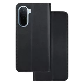   Xiaomi Redmi A7 Pro könyvtok, fliptok, telefon tok, mágneszáras, bankkártyatartós, fekete, Smart Magnetic