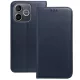 Honor 600 Lite 5G könyvtok, fliptok, telefon tok, mágneszáras, bankkártyatartós, sötétkék, Smart Magnetic