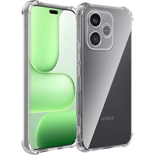 Honor 600 Lite 5G szilikon tok, hátlaptok, telefon tok, erősített sarkokkal, átlátszó, Anti Shock, 1.5mm