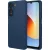 Xiaomi Redmi A7 Pro szilikon tok, hátlaptok, telefon tok, velúr belsővel, matt, sötétkék, Silicon