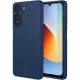 Xiaomi Redmi A7 Pro szilikon tok, hátlaptok, telefon tok, velúr belsővel, matt, sötétkék, Silicon