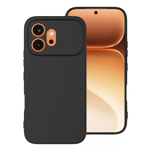 Honor 600 5G szilikon tok, hátlaptok, telefon tok, matt, fekete