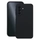 Samsung Galaxy A27 5G szilikon tok, hátlaptok, telefon tok, velúr belsővel, matt, fekete, Silicon