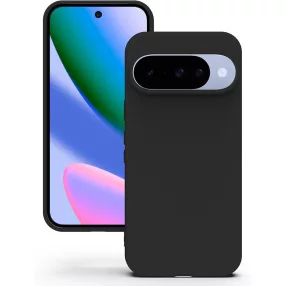   Google Pixel 11 Pro szilikon tok, hátlaptok, telefon tok, matt, fekete