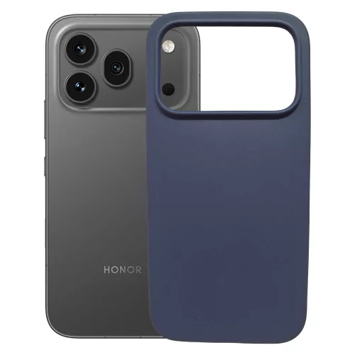 Honor 600 Pro 5G szilikon tok, hátlaptok, telefon tok, matt, sötétkék