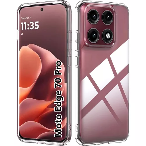 Motorola Edge 70 Pro 5G szilikon tok, hátlaptok, telefon tok, vékony, átlátszó, 1mm