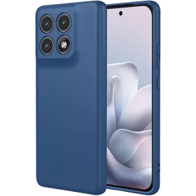   Motorola Edge 70 Pro 5G szilikon tok, hátlaptok, telefon tok, matt, sötétkék