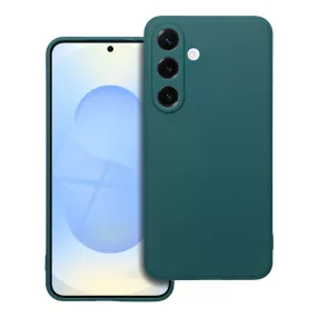   Samsung Galaxy S26 FE 5G szilikon tok – kameravédős, matt zöld hátlaptok