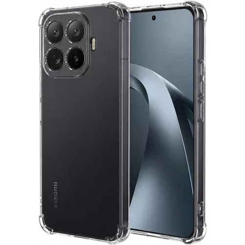 Xiaomi 17T 5G szilikon tok – kameravédős, 1,5 mm-es átlátszó hátlaptok megerősített sarkokkal, Anti Shock