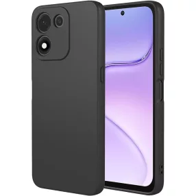   Honor 600 Smart 5G szilikon tok, hátlaptok, telefon tok, matt, fekete
