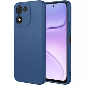   Honor 600 Smart 5G szilikon tok, hátlaptok, telefon tok, matt, kék