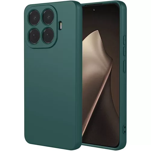 Xiaomi 17T 5G szilikon tok, hátlaptok, telefon tok, matt, zöld