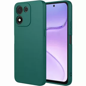  Honor 600 Smart 5G szilikon tok, hátlaptok, telefon tok, matt, zöld